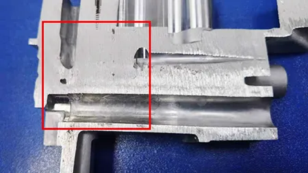 Porosité de retrait